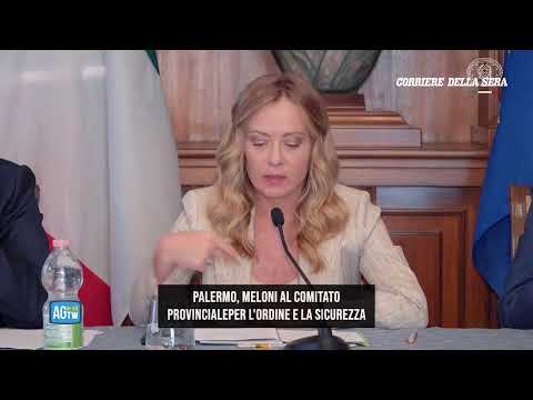 Meloni a Palermo