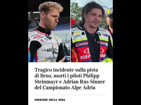 Tragico incidente sulla pista di Brno, morti i piloti Philipp Steinmayr e Adrian Rus-Sinner