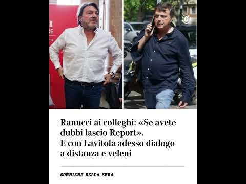 Ranucci ai colleghi: “Se avete dubbi lascio Report”. E con Lavitola adesso dialogo a distanza