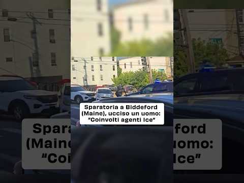 Spratoria a Biddeford (Maine), ucciso un uomo: “Coinvolti agenti Ice”