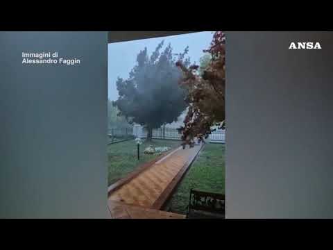 Maltempo, violento downburst colpisce Gonzaga