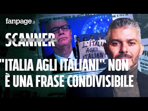 “Italia agli italiani” non è una frase condivisibile. Perché Valditara sbaglia