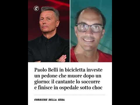 Paolo Belli in bicicletta investe un pedone che muore dopo un giorno: il cantante lo soccorre e…