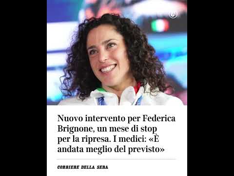 Nuovo intervento per Federica Brignone, i medici: “È andata meglio del previsto”
