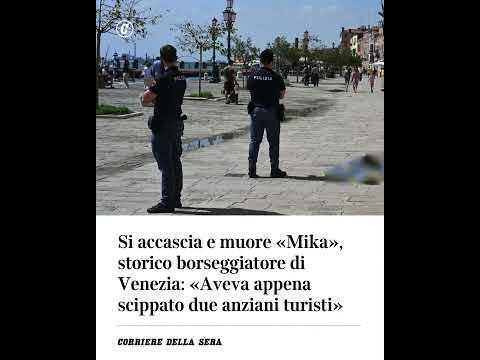 Si accascia e muore “Mika”, storico borseggiatore di Venezia: “Aveva appena scippato due anziani”