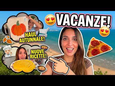 WEEKLY VLOG: Vacanze, Haul Autunnale e Nuove Ricette 😊