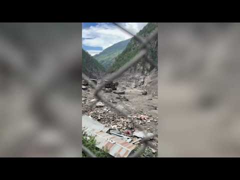Alluvione in Nepal, le immagini girate da Valentina Piccinini