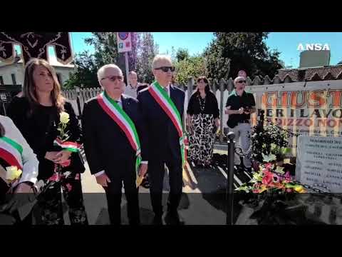 Brandizzo, cerimonia per il terzo anniversario della strage dei 5 operai