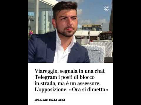 Viareggio, segnala su Telegram i posti di blocco in strada, ma è un assessore. L’opposizione chiede…