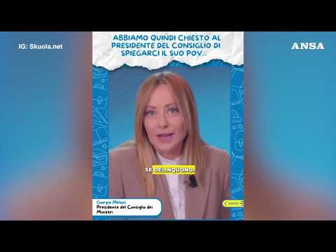Meloni: “Le norme contro le baby-gang? Nate anche dalle richieste dei ragazzi”
