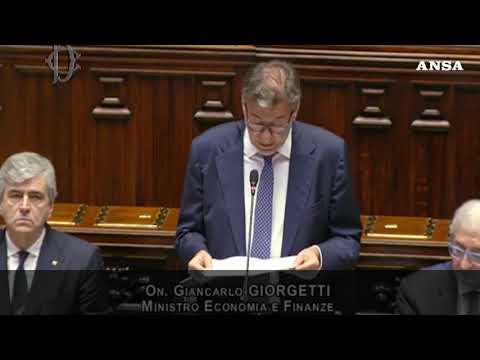 Giorgetti: “Ok dell’Ue alla clausola a ottobre, poi lo scostamento”