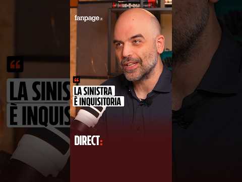 Roberto Saviano e la sinistra inquisitoriale