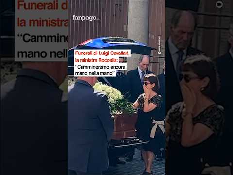 Funerali Luigi Cavallari, la ministra Roccella: “Cammineremo ancora mano nella mano”