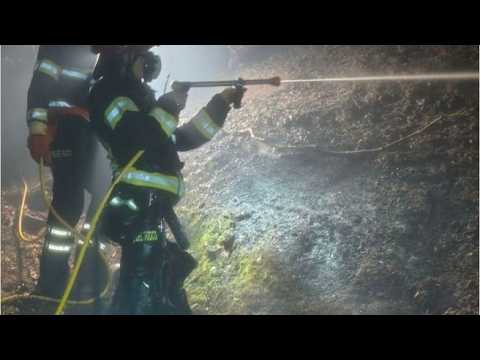Monte Brione in fiamme, i vigili del fuoco al lavoro tutta la notte per contenere il rogo che ha …