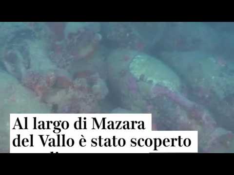 Al largo di Mazara del Vallo è stato scoperto un relitto romano: all’interno centinaia di anfore