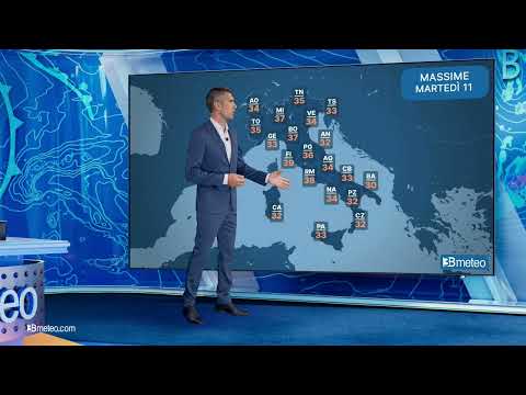 Caldo a oltranza fino a Ferragosto, qualche temporale di calore sui rilievi.