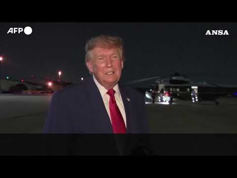 Trump: “Ho cambiato aereo perché me lo ha chiesto il Secret Service”