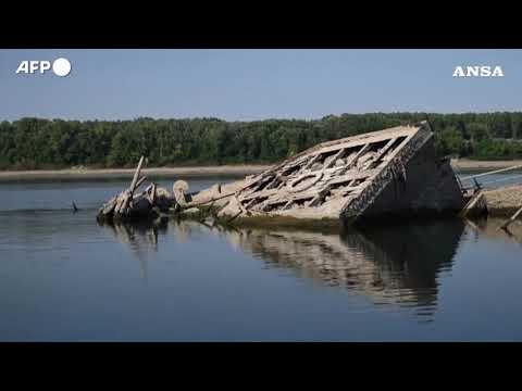 Danubio in secca, riemersi in Serbia i relitti di una flotta nazista