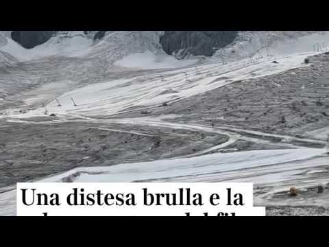 Federica Brignone mostra sui social le piste del Cervino senza neve