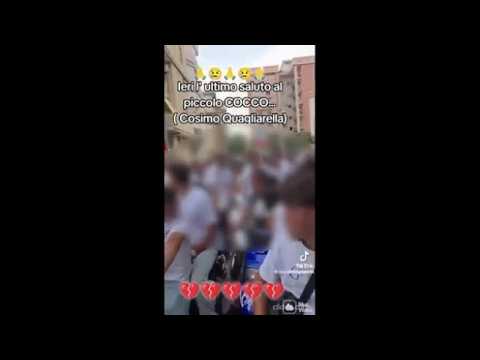 Andria, corteo di moto in stile «Gomorra» per i funerali di Cosimo Quagliarella