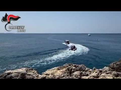 Salento, reti a strascico abbandonate sui fondali