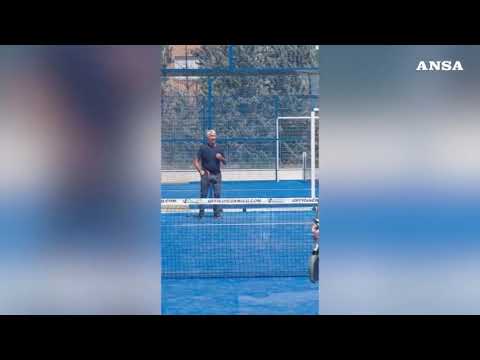Padel che passione, ai Giochi del Mediterraneo Abodi gioca con la nazionale spagnola