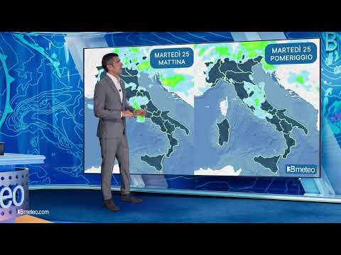 Settimana: forti temporali al nord, caldo intenso al sud.
