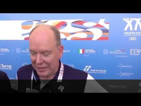 Alberto di Monaco ai Giochi del Mediterraneo: “Qui per vedere la bella organizzazione”