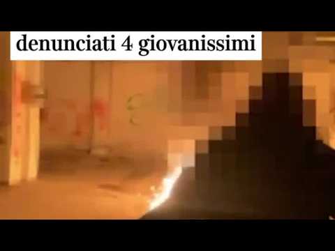 Fabbricavano molotov e le testavano in un capannone a Pesaro: denunciati 4 giovanissimi