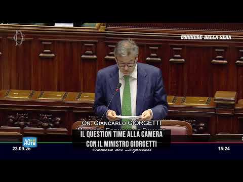 Il question time alla Camera con il ministro Giorgetti
