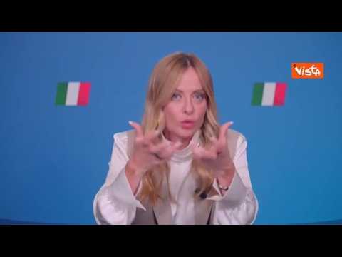 Meloni: «Vogliamo continuare a tagliare le tasse per tutti, soprattutto per il ceto medio»
