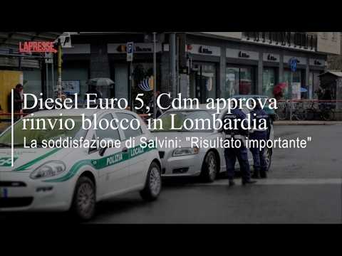 Stop al blocco dei Diesel Euro 5 in Lombardia, potranno circolare anche dopo il 1° ottobre