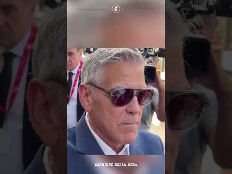 George Clooney arriva in Laguna: “Venezia il mio festival preferito in assoluto”