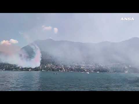 Cernobbio, lo spettacolo delle Frecce tricolori