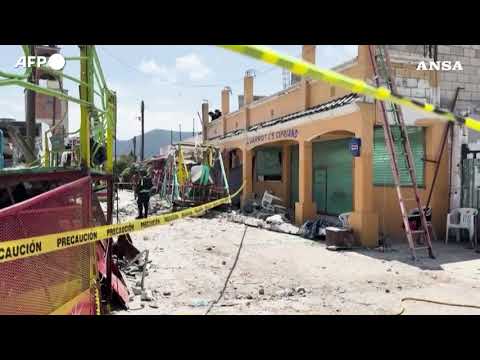 Messico, esplosione di fuochi d’artificio ad un festival religioso