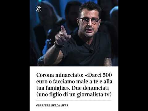 Corona minacciato: “Dacci 500 euro o facciamo male a te e alla tua famiglia”. Due denunciati