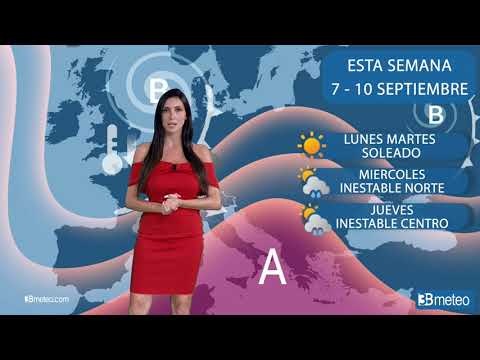 Previsiones del tiempo para esta semana 7-10 Septiembre en Italia