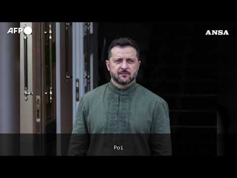 Zelensky: “Spero di incontrare Trump questo mese per discutere di difesa aerea”