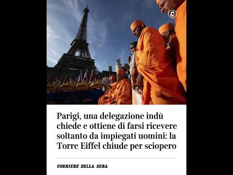 Parigi, una delegazione indù chiede e ottiene di farsi ricevere solo da impiegati uomini
