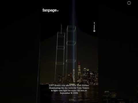 11 settembre, 2.977 luci per le vittime delle Torri Gemelle: l’omaggio di New York 25 anni dopo