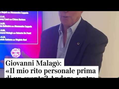 Giovanni Malagò: «Il mio rito personale prima di un evento? Andare contro la scaramanzia»