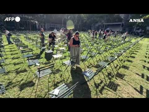 A New York 2.753 sedie vuote per ricordare l’11 settembre