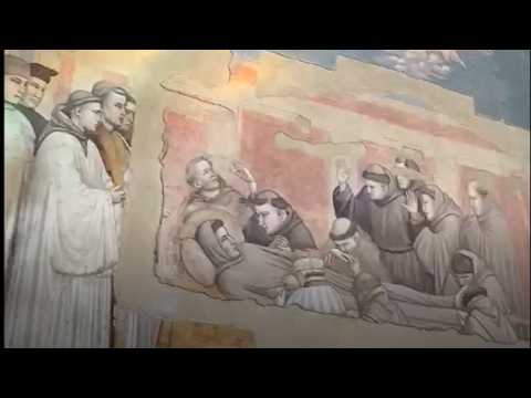 Firenze, gli affreschi di Giotto su San Francesco in Santa Croce tornano a splendere