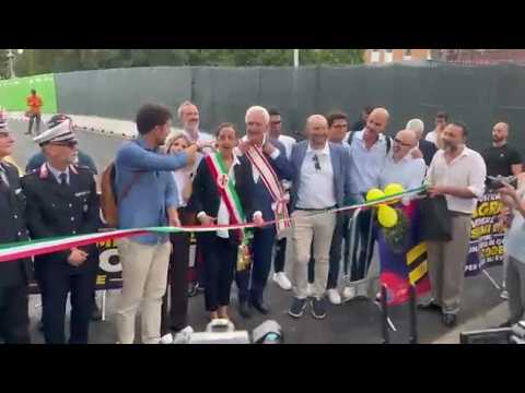 Firenze, il taglio del nastro per il nuovo Ponte al Pino