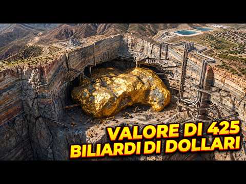 I geologi hanno trovato per caso il più grande giacimento d’oro sulla Terra!