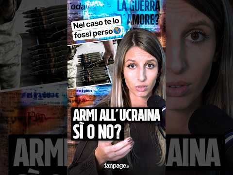 Armi all’Ucraina, sì o no?