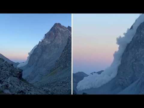 Il video della frana sul Monviso: una parte della parete di Nord Est si stacca e precipita a valle