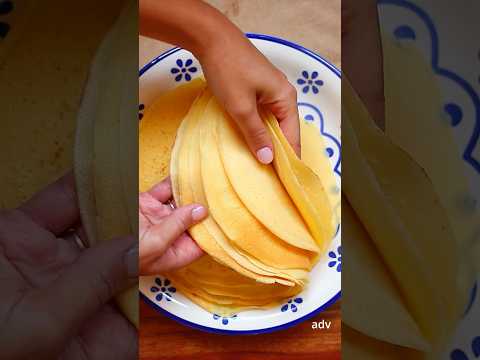 CRÊPES: RICETTA BASE INFALLIBILE – dolci e salate