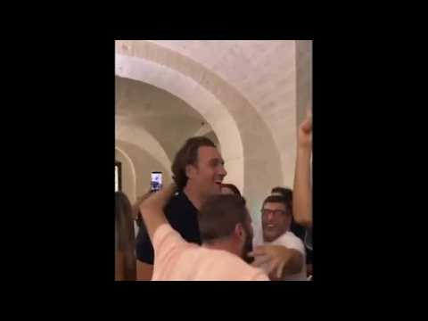 Totti in Puglia per una serata tra amici