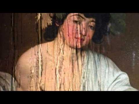 Piove dentro gli Uffizi, si bagna la teca del Bacco di Caravaggio